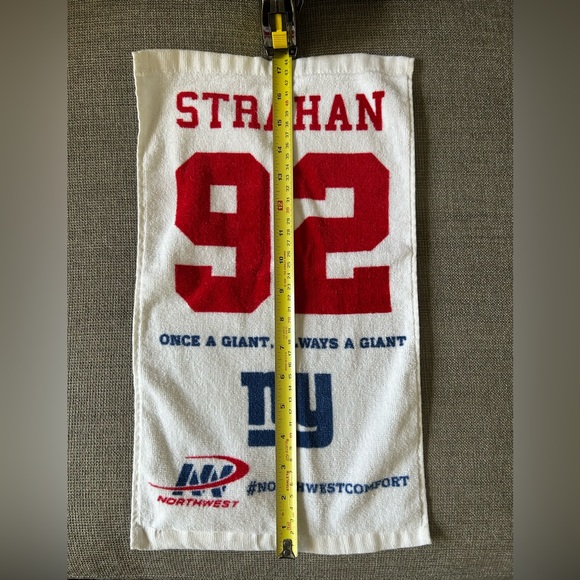 New York Giants Michael Strahan #92 Game Day Rally Towel - Picture 5 of 5